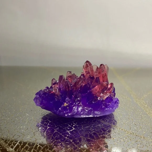 House decoration ~ Purple & pink crystal cluster decoration ππ - Picture 13 of 16